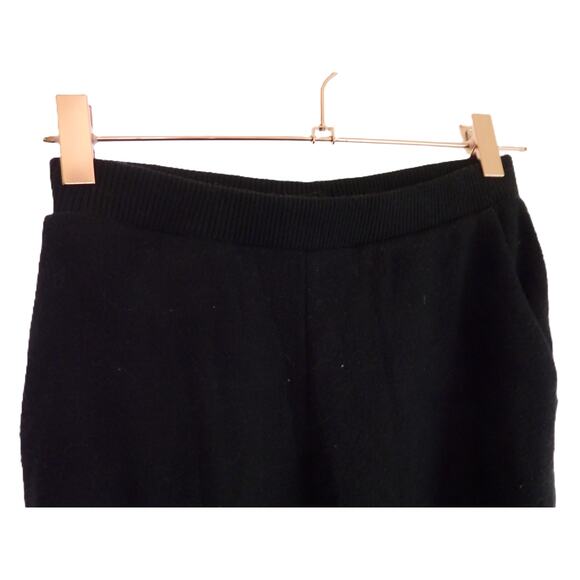 Zara Knit Jogger Pull Up Black Pants Size S - Picture 2 of 4